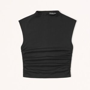 Abercrombie & Fitch Black Crop Top